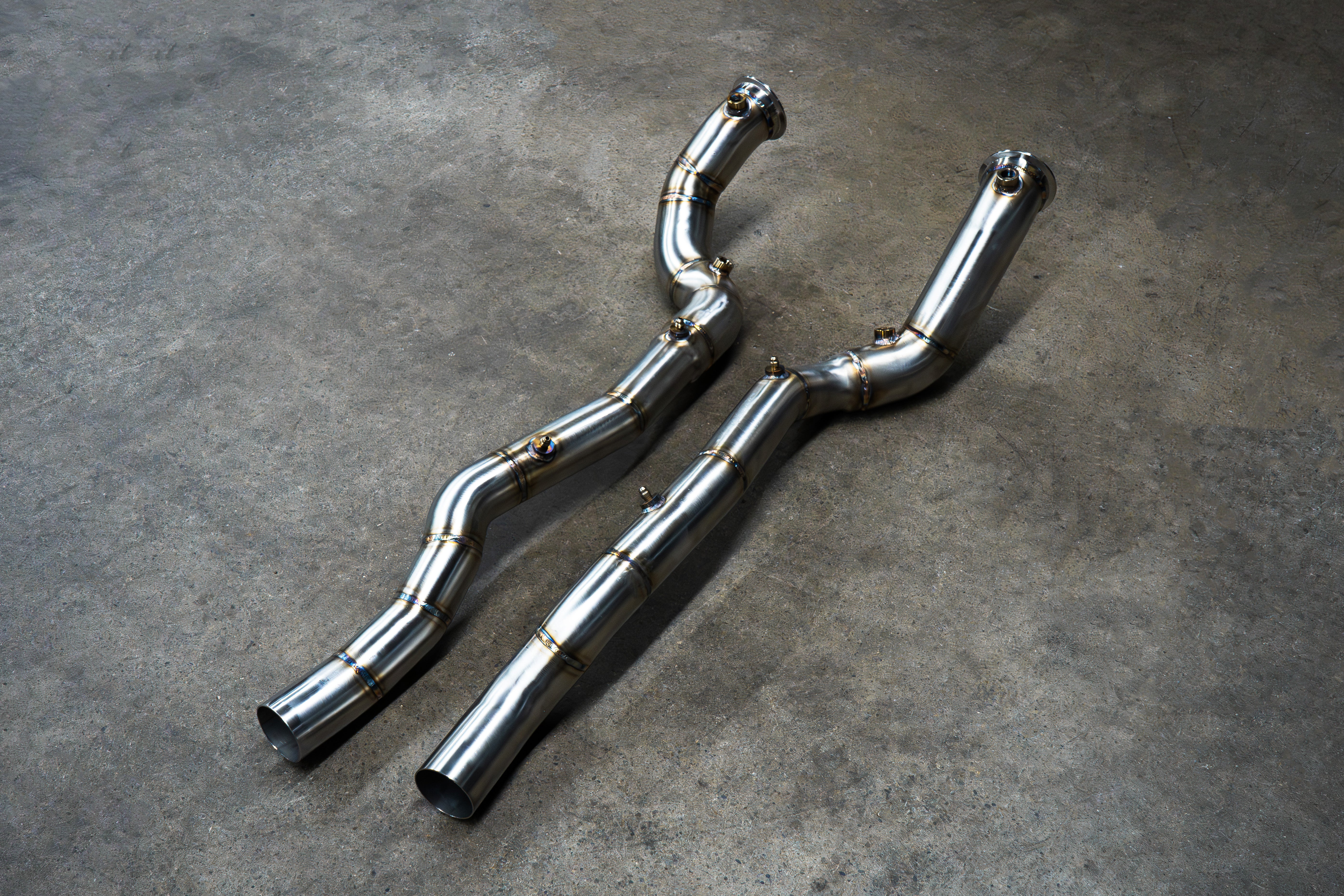 Voodoo Design Ferrari Roma Cat Bypass Pipes