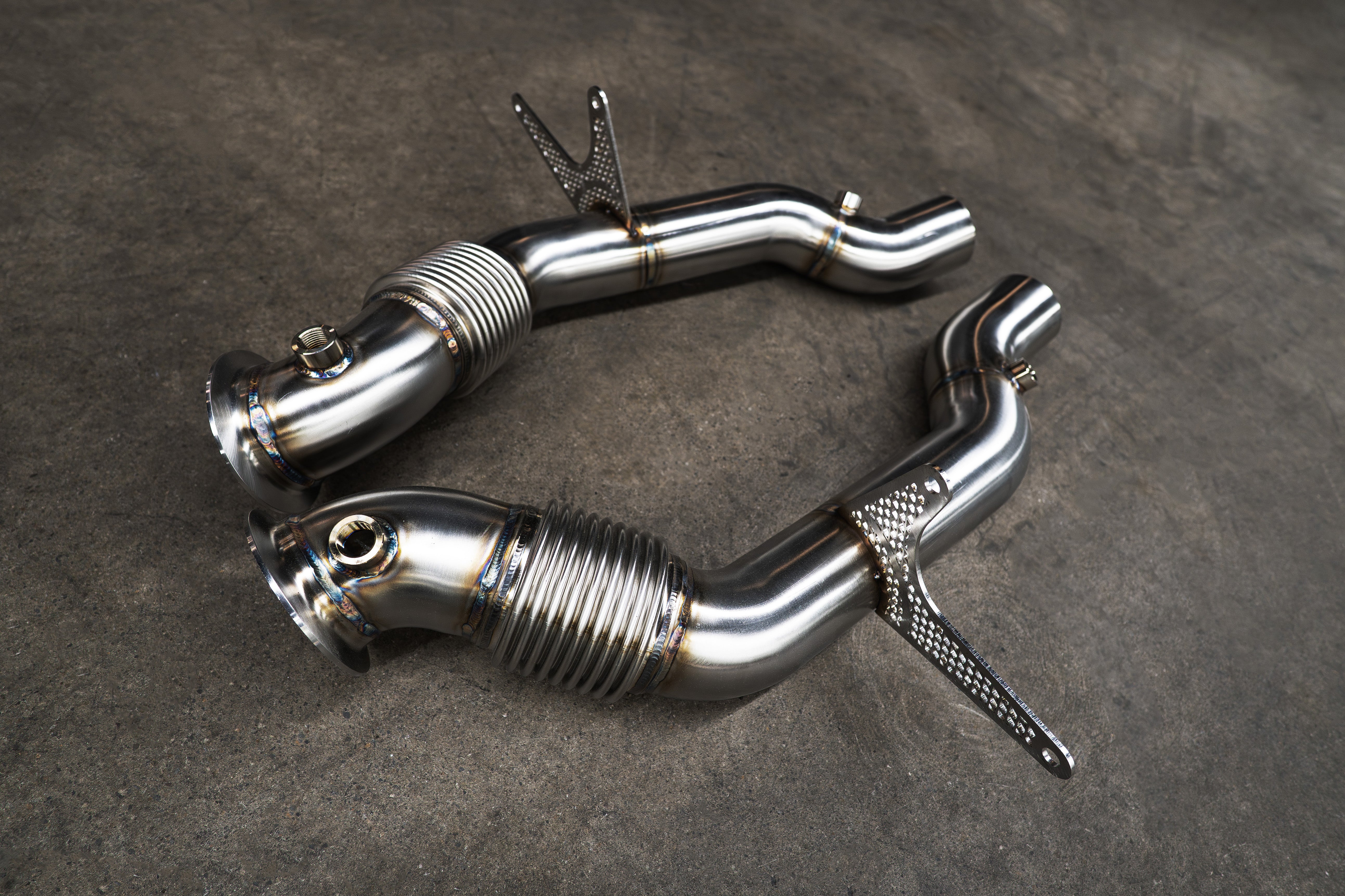 Voodoo Design Ferrari 488 Cat Bypass Pipes