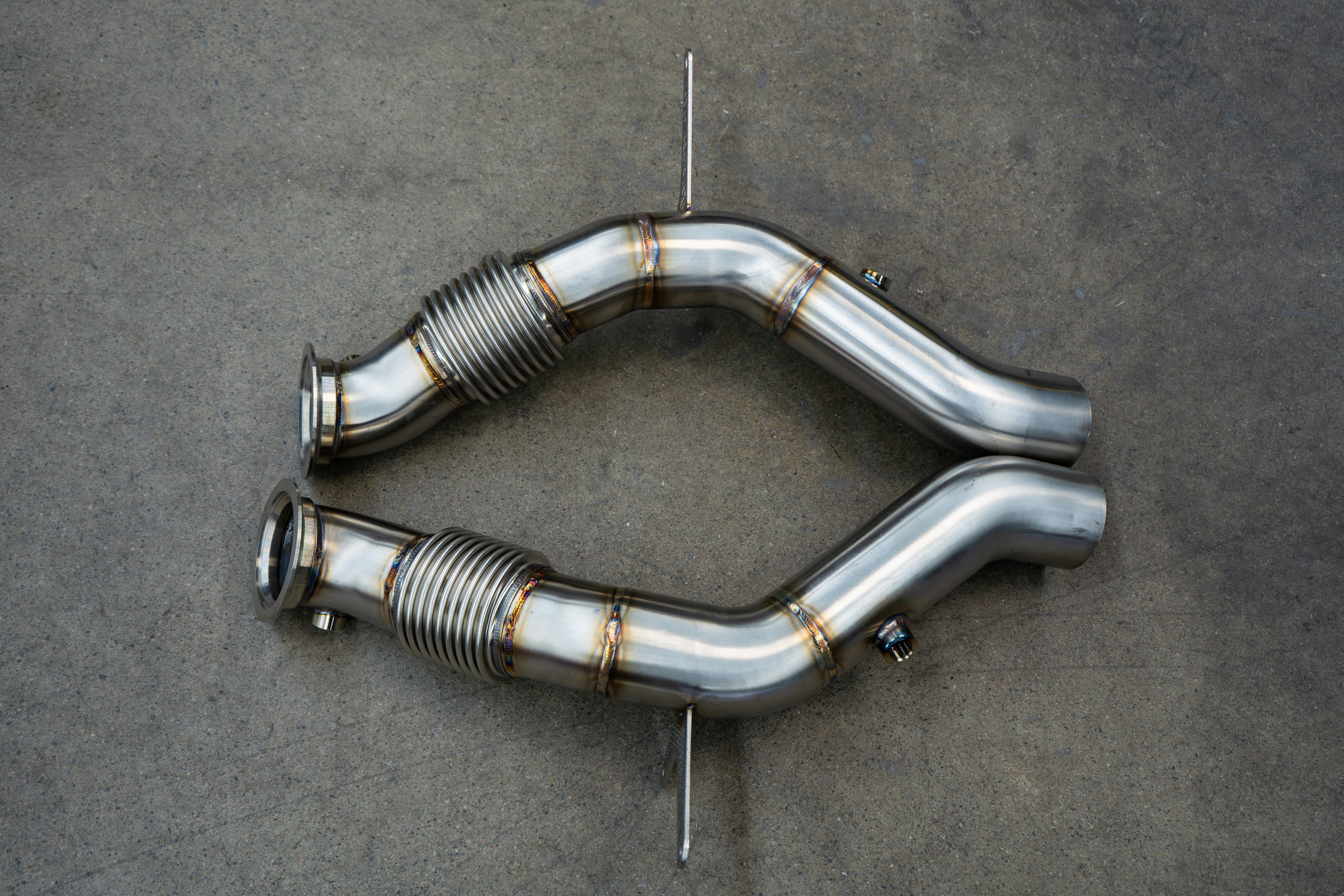 Voodoo Design Ferrari F8 Cat Bypass Pipes