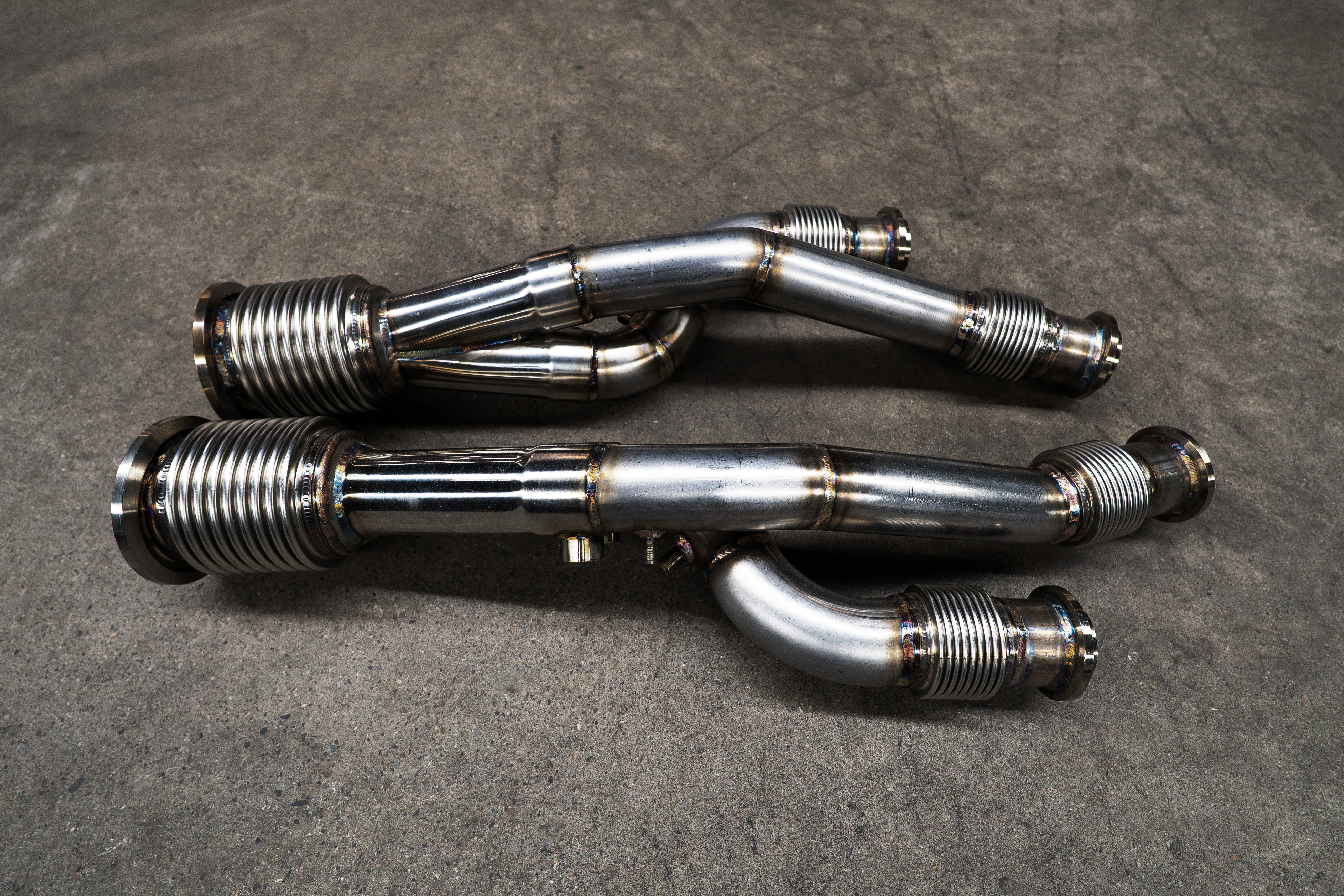 Voodoo Design Lamborghini Aventador Cat Bypass Pipes (LP700 / 720 / S / SV)