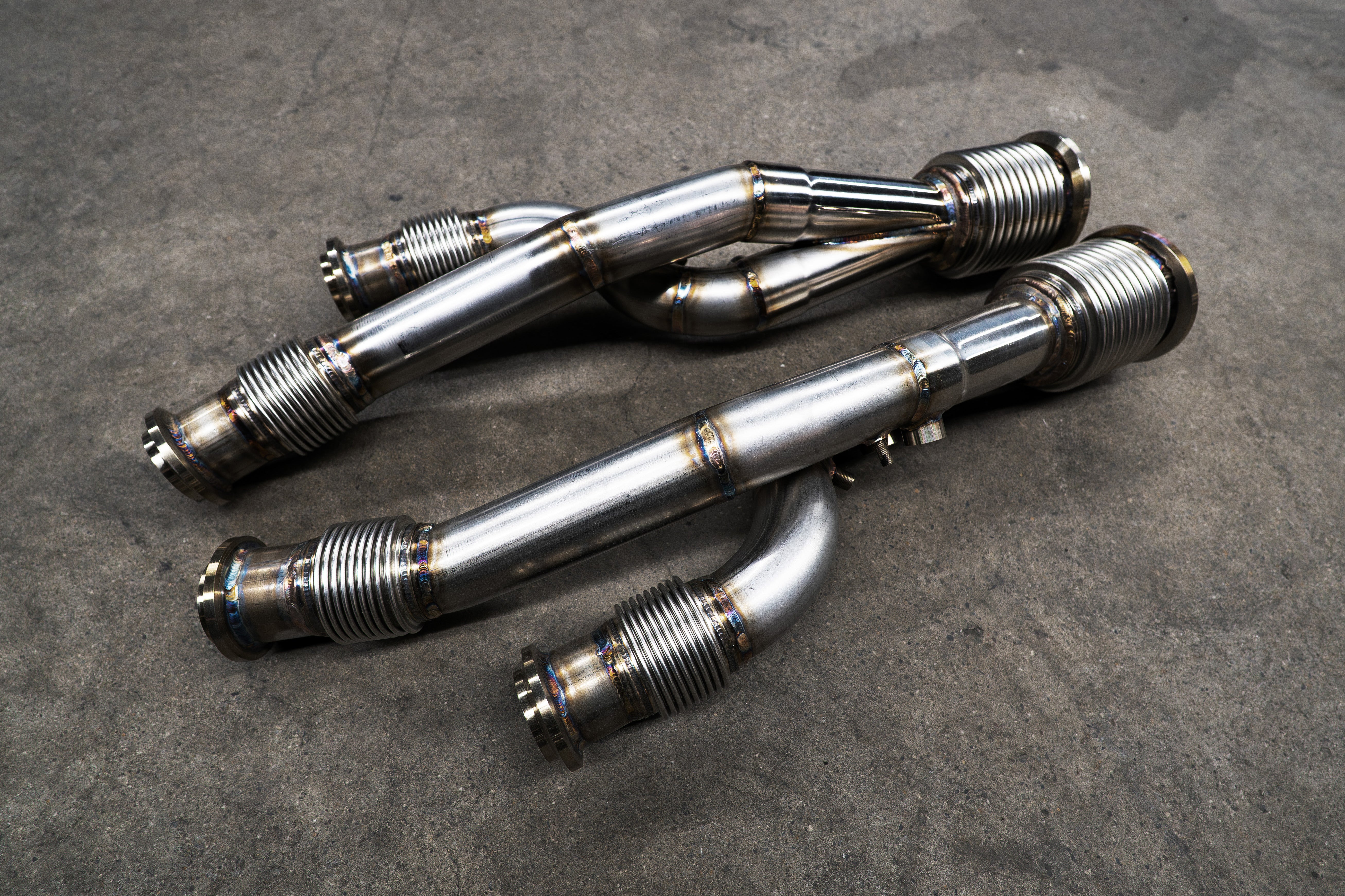 Voodoo Design Lamborghini Aventador Cat Bypass Pipes (LP700 / 720 / S / SV)