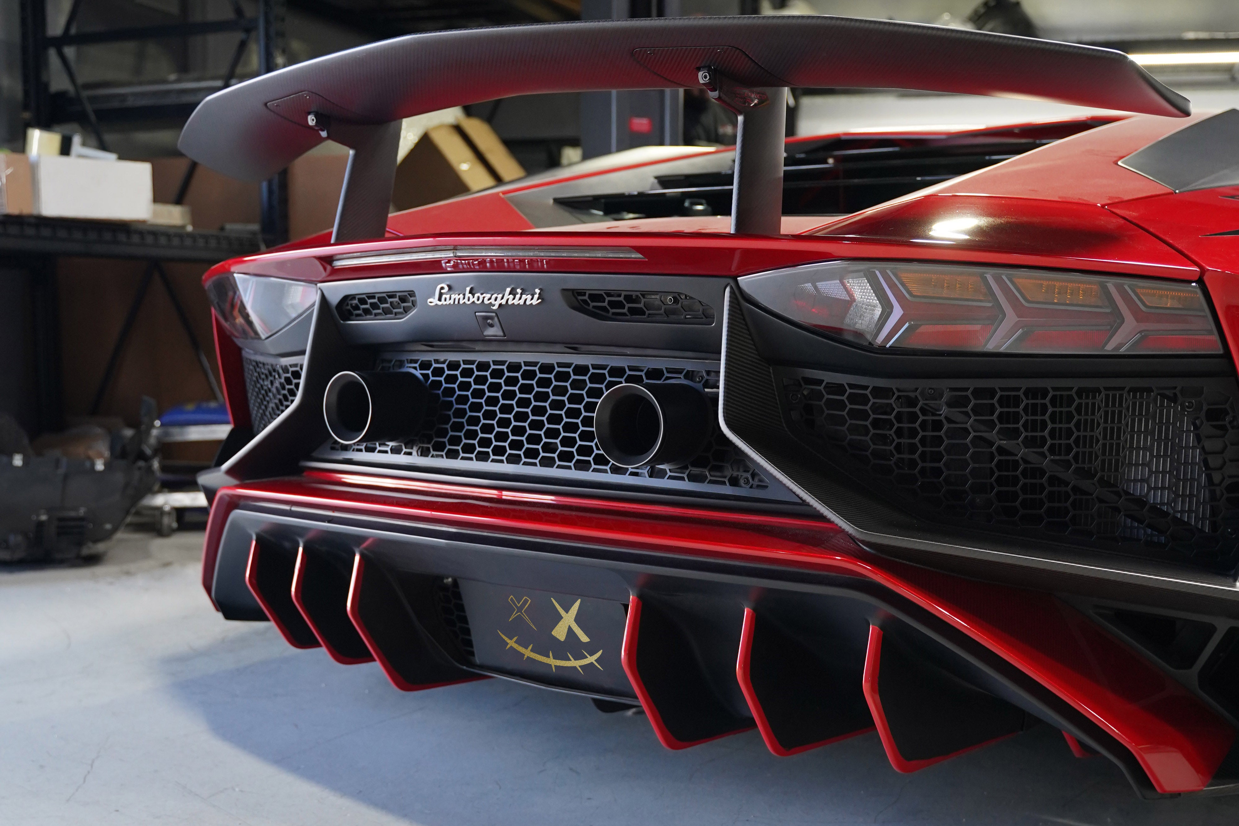 Voodoo Design Lamborghini Aventador SV Center Exit Exhaust (SVJ Style)