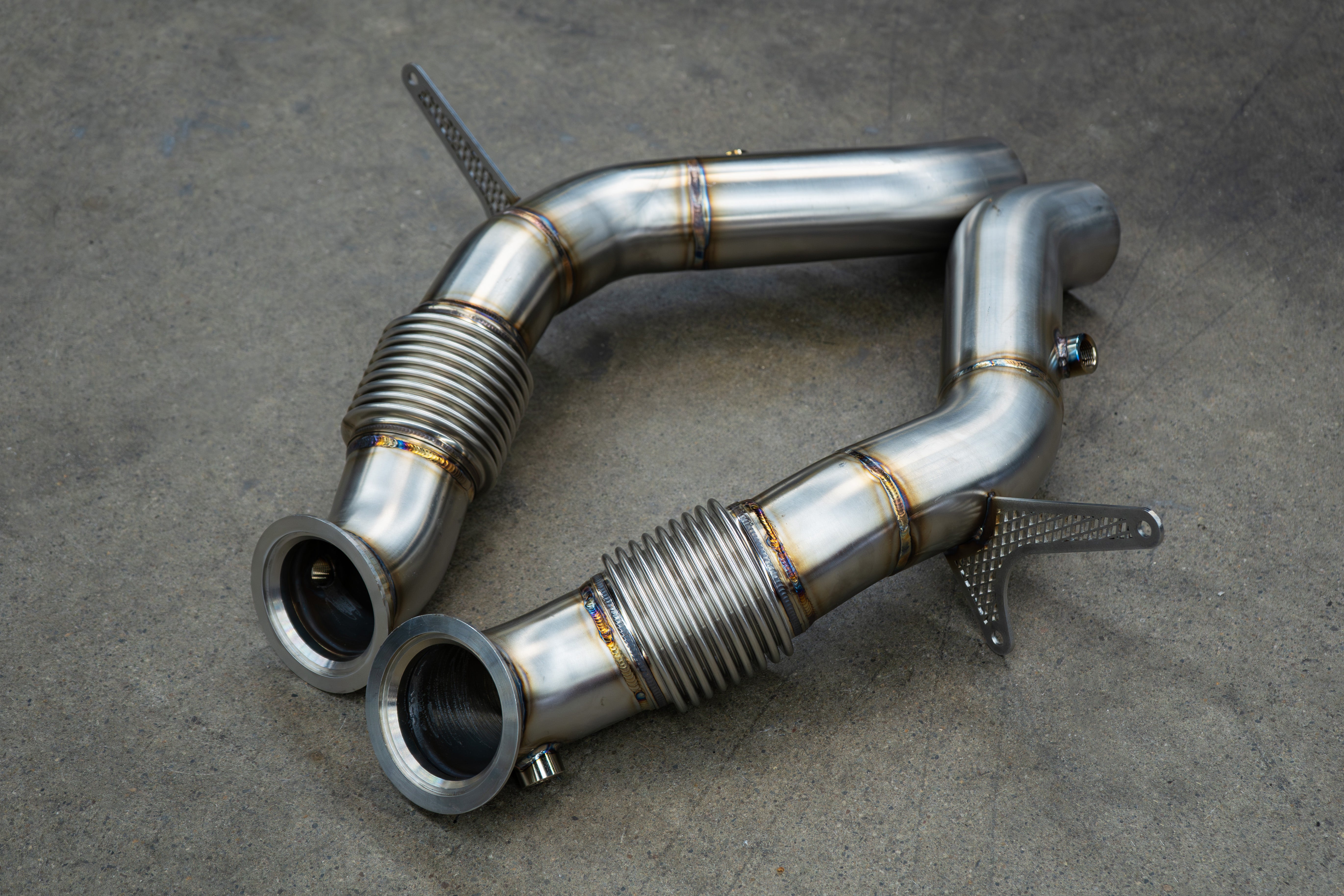 Voodoo Design Ferrari F8 Cat Bypass Pipes